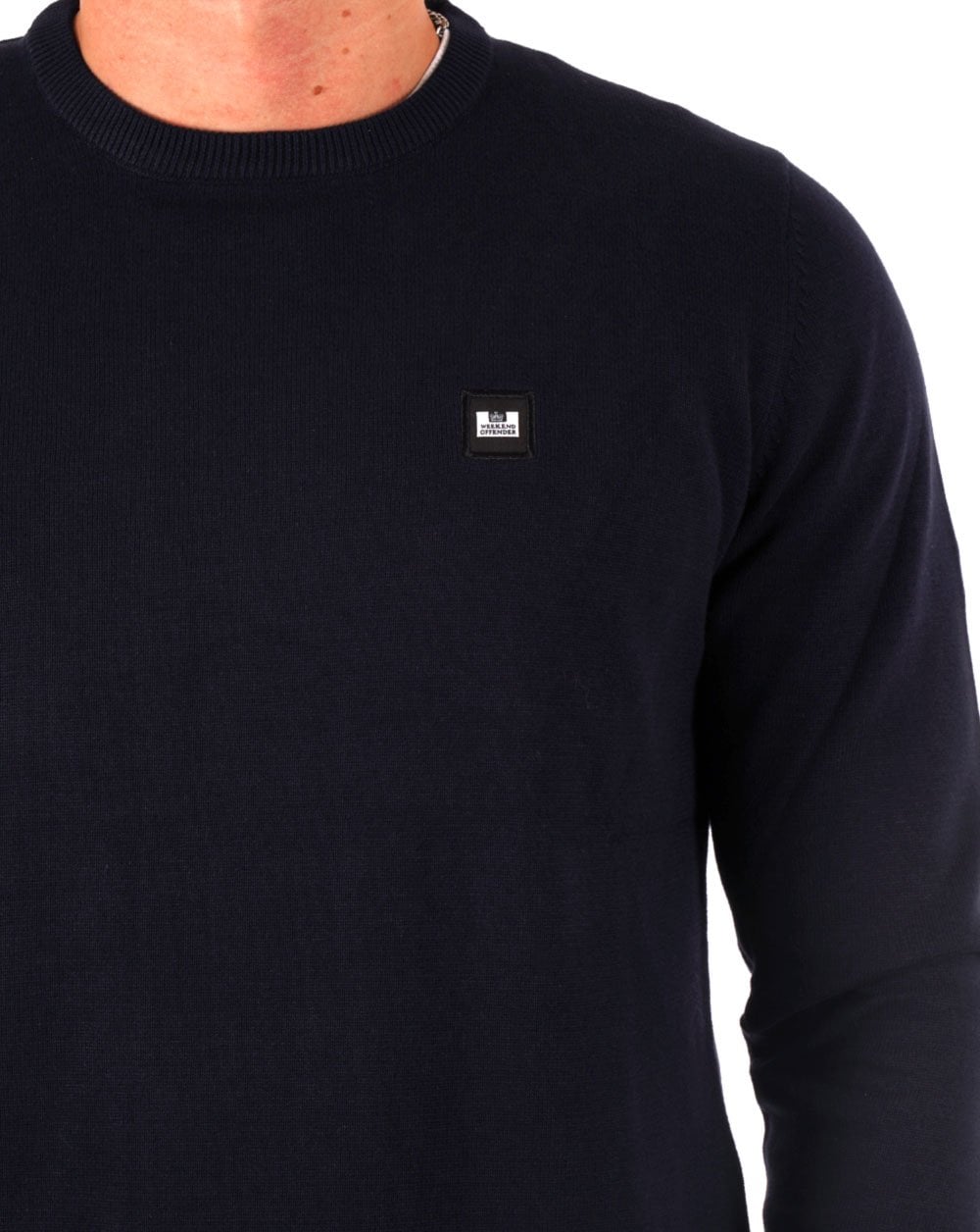 Weekend Offender Solace Knit Jumper Navy