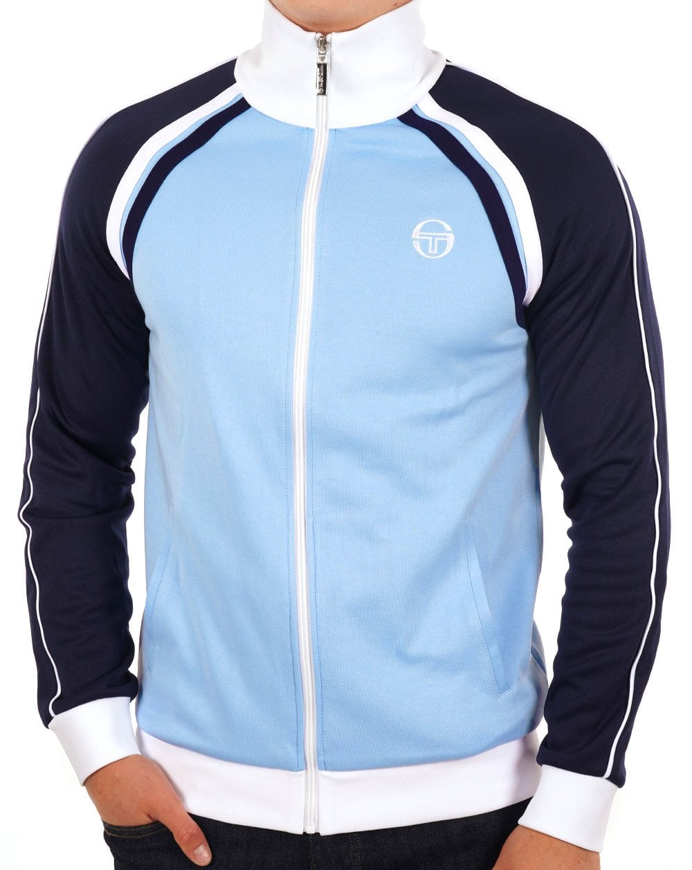 Sergio Tacchini Ghibli Track Top Sky Blue/Navy