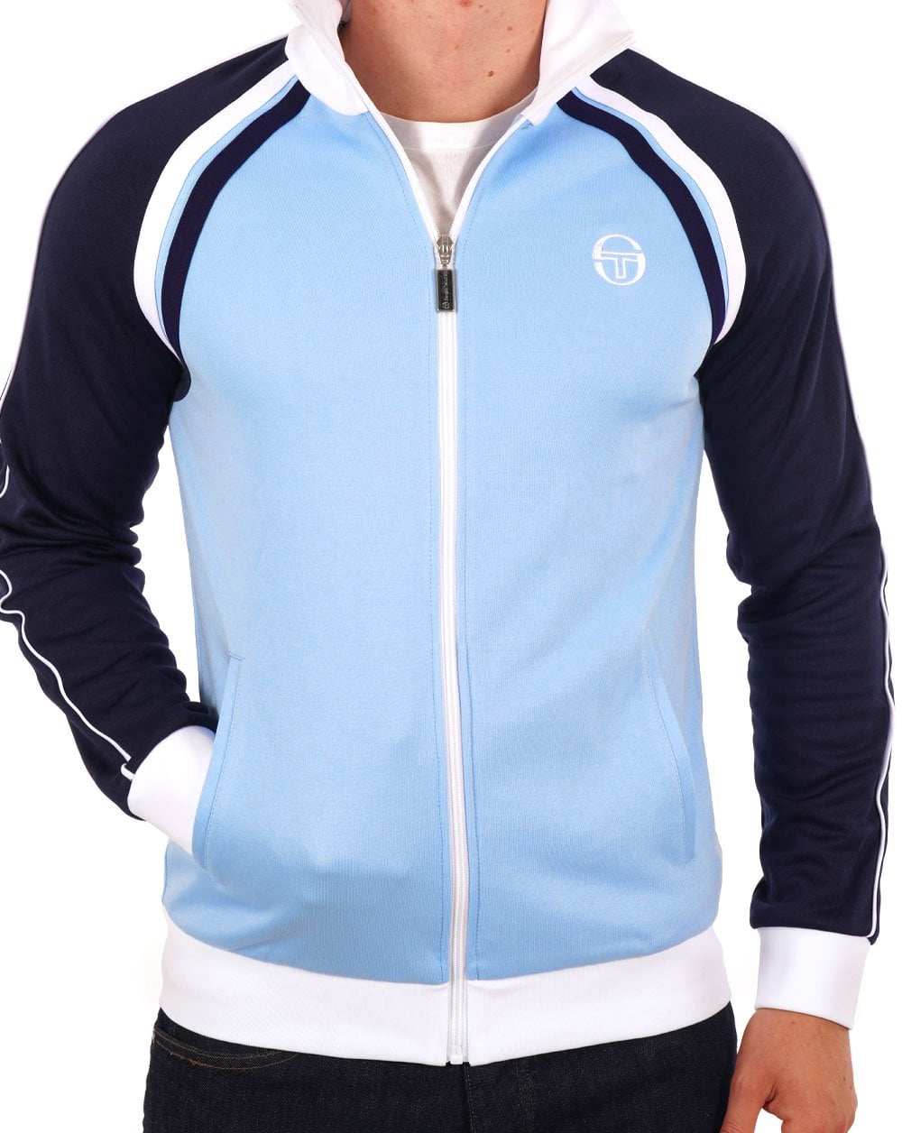 Sergio Tacchini Ghibli Track Top Sky Blue/Navy