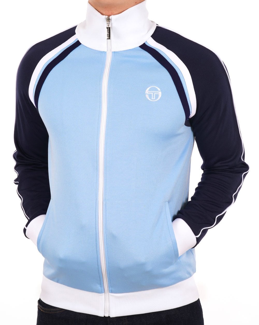 Sergio Tacchini Ghibli Track Top Sky Blue/Navy