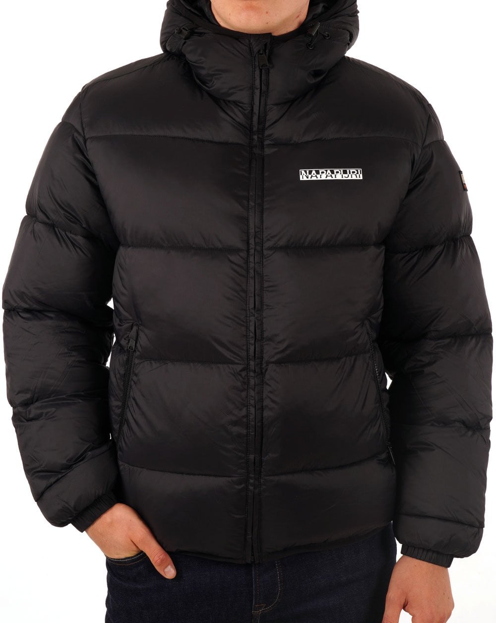 Napapijri Suomi Hooded Puffer Jacket Black
