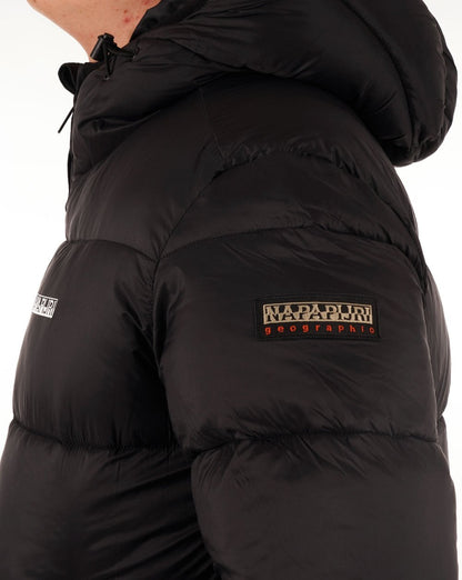 Napapijri Suomi Hooded Puffer Jacket Black