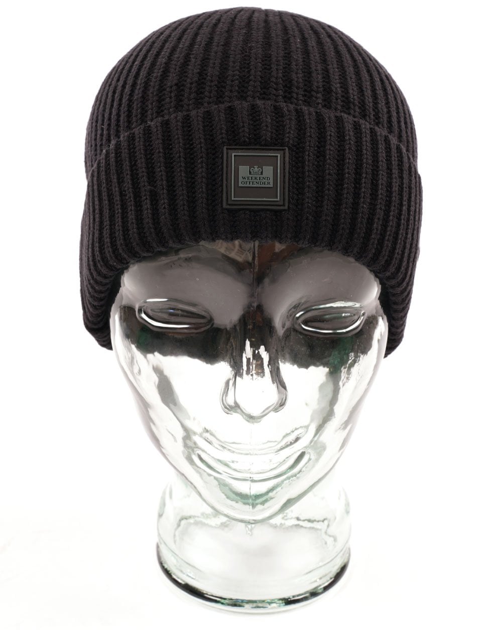 Weekend Offender Kettama Ribbed Beanie Black