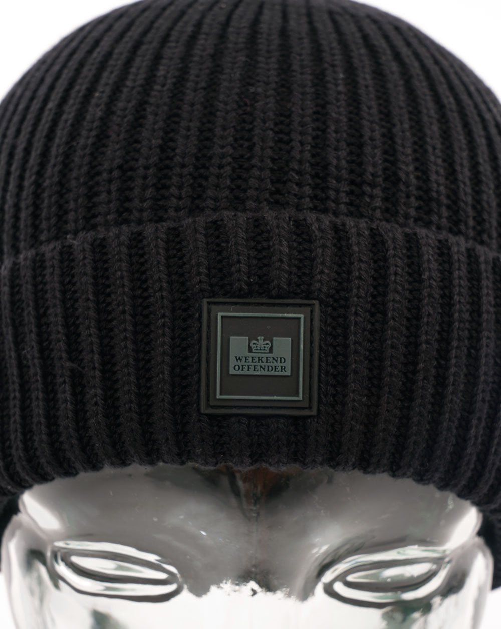 Weekend Offender Kettama Ribbed Beanie Black