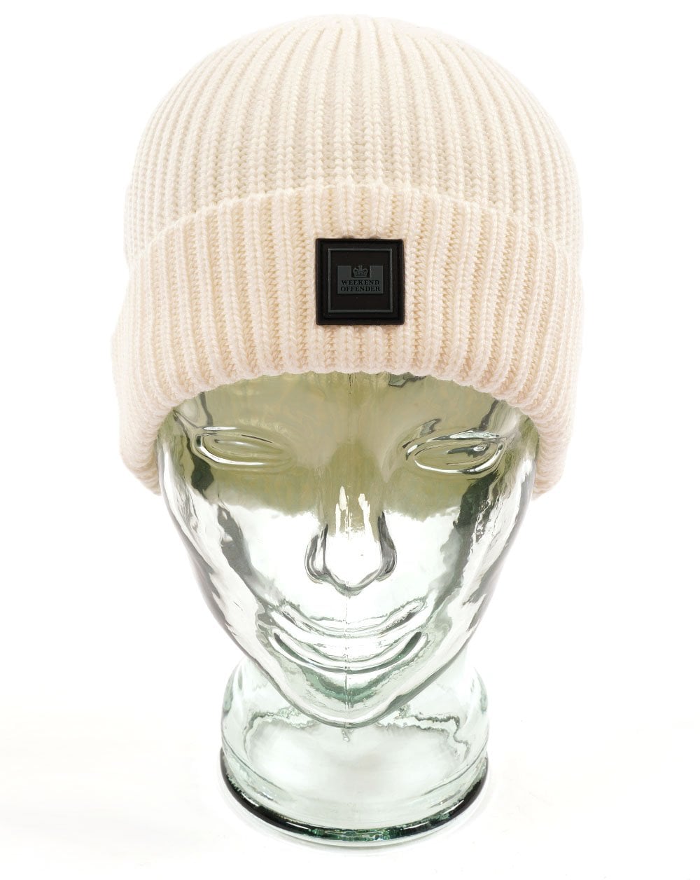 Weekend Offender Kettama Ribbed Beanie Winter White