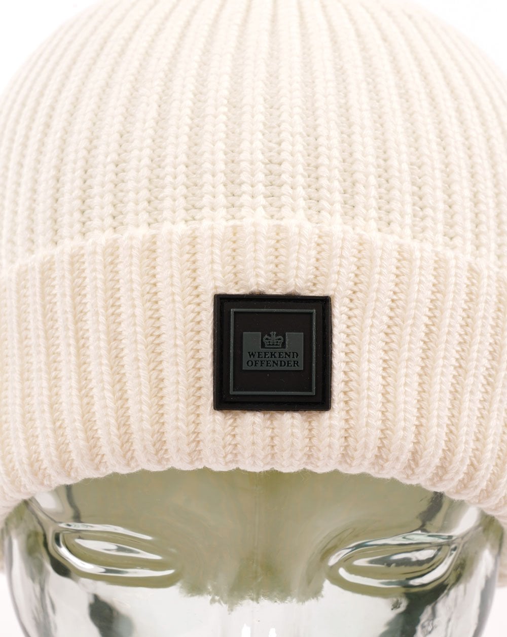 Weekend Offender Kettama Ribbed Beanie Winter White