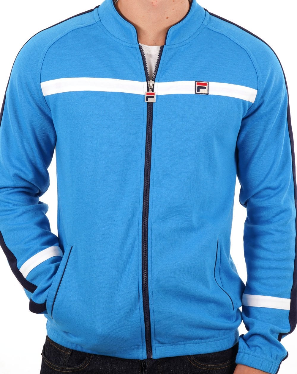 Fila Vintage Zio Track Top French Blue