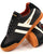 Gola Harrier Leather Trainer Black / White / Orange
