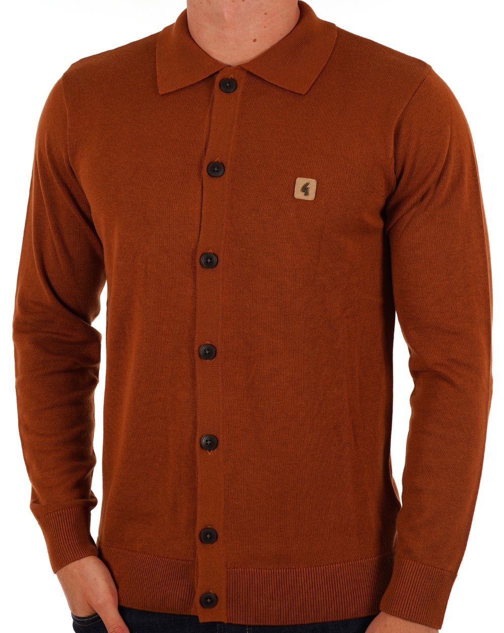 Gabicci Vintage Azima Knitted Cardigan Toffee