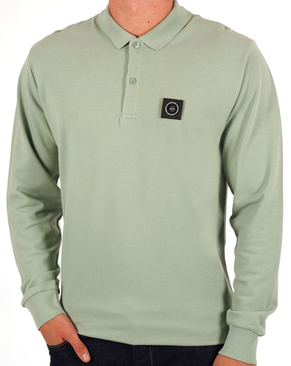 Marshall Artist Siren LS Polo Oxide Green