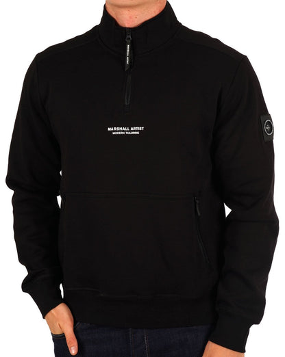 Marshall Artist Siren 1/4 Zip Sweat Black