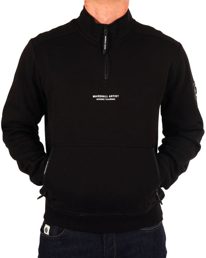 Marshall Artist Siren 1/4 Zip Sweat Black