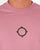 Ma.strum Compass Print T-shirt Dark Pink