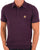 Gabicci Vintage Jackson Knitted Polo Grape