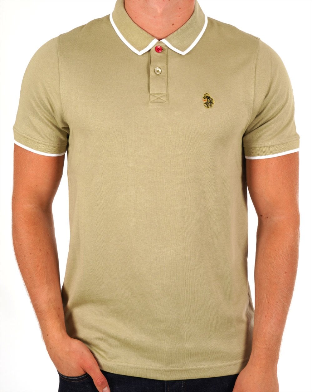 Luke Meadtastic Polo Shirt Sage