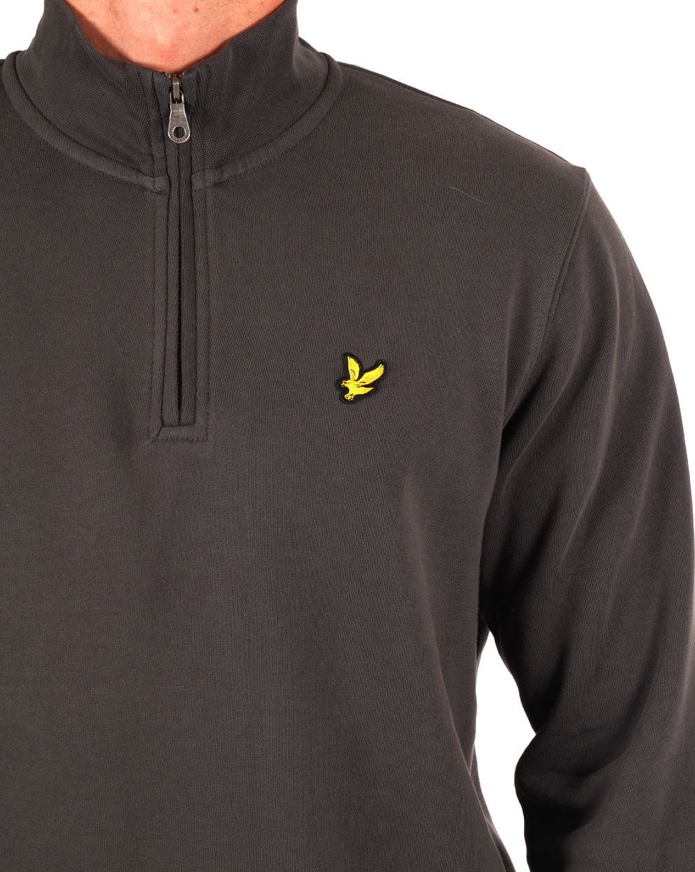 Lyle & Scott Quarter Zip Sweat Gunmetal