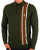 Gabicci Vintage Soda LS Knit Polo Forest