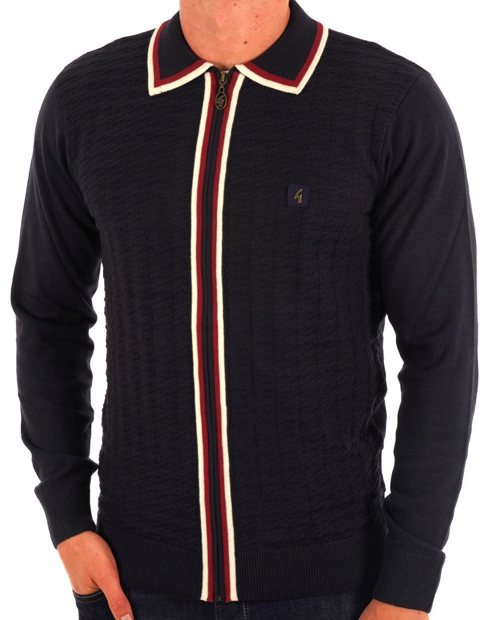 Gabicci Vintage Tieplo Zip Thru Navy