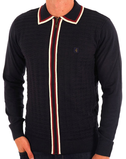 Gabicci Vintage Tieplo Zip Thru Navy