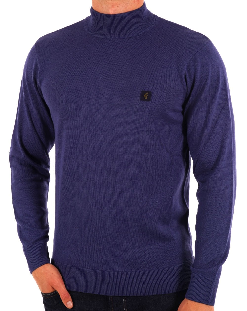 Gabicci Vintage Duke Roll Neck Insignia Blue
