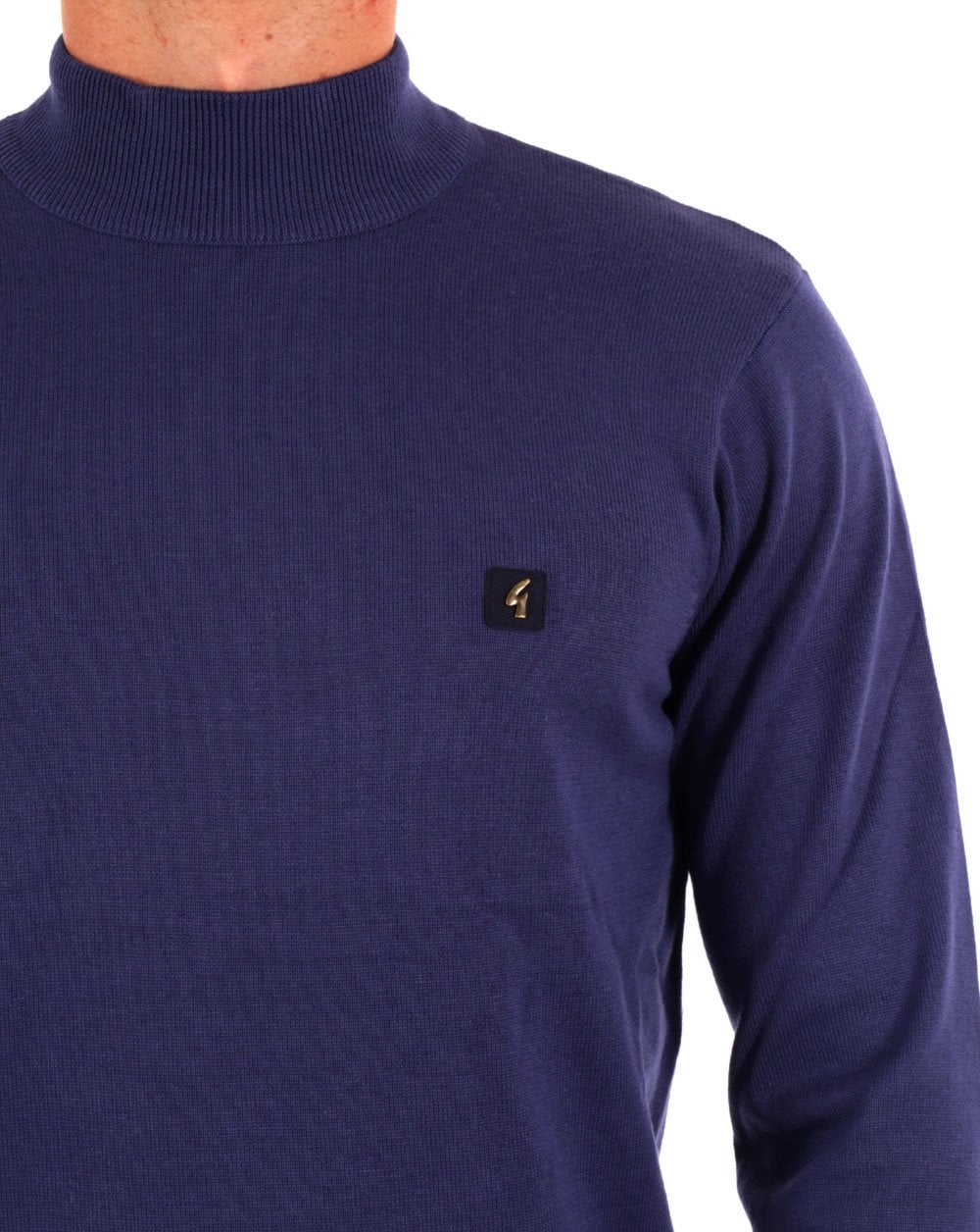 Gabicci Vintage Duke Roll Neck Insignia Blue