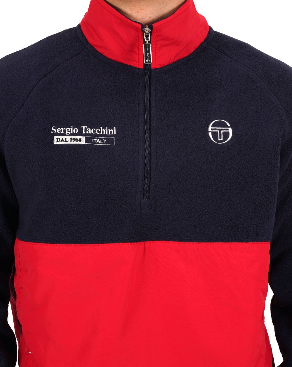Sergio Tacchini Nello Polar Fleece Navy Blue/Dark Red