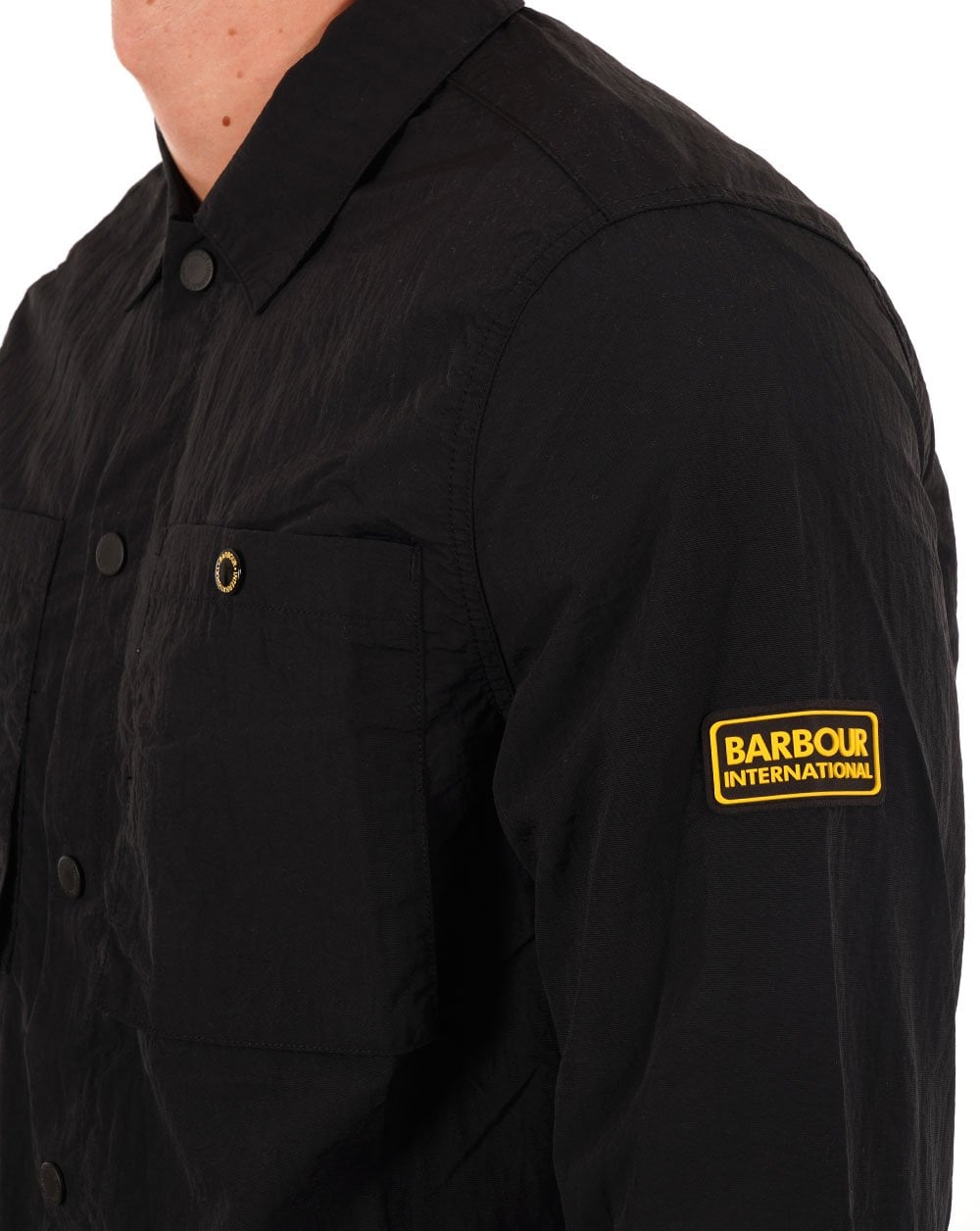 Barbour International Cadwell Overshirt Black