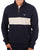 Barbour Bromfield Half Zip Sweater Navy