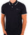 Gant Tipped Pique Polo Shirt Navy Blue