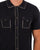 Gabicci Vintage Full Button Polo Navy