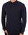 Barbour LS Textured Knit Polo Shirt Navy