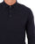 Barbour LS Textured Knit Polo Shirt Navy