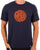 Pretty Green Gillespie Logo T-shirt Navy/Burnt Orange
