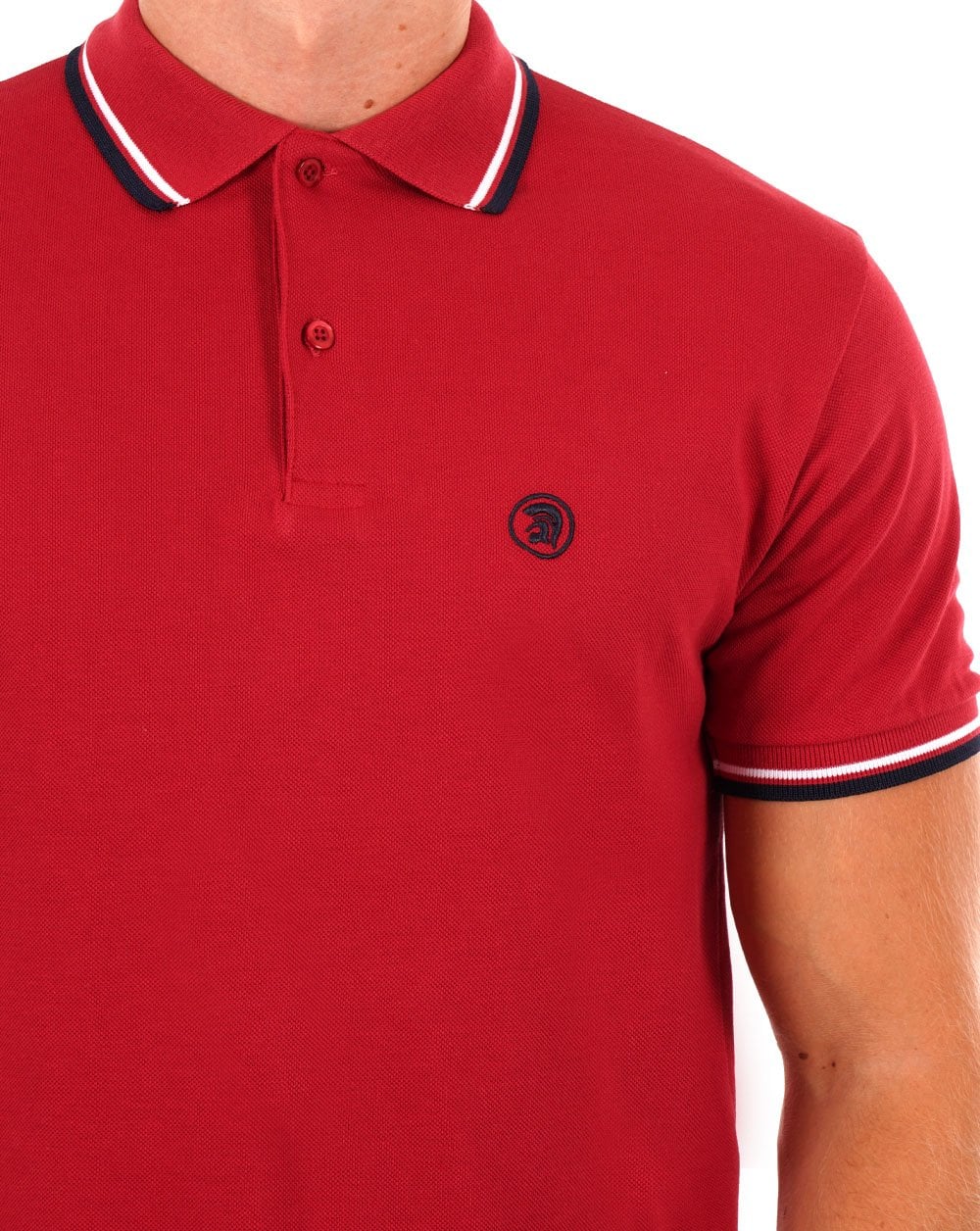 Trojan Twin Tipped Signature Polo Blood Red