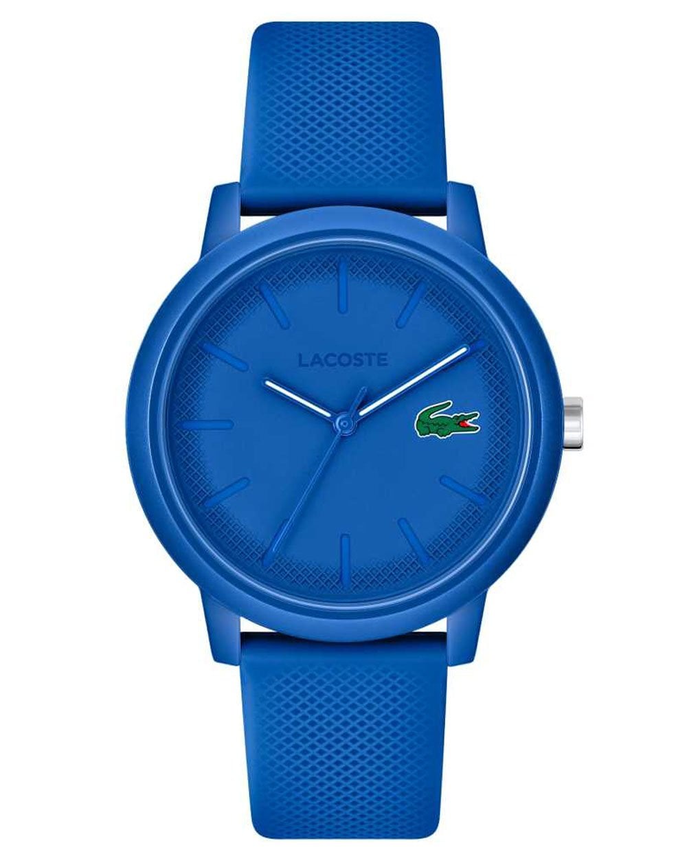 Lacoste 12.12 3 Hand Silicone Watch Royal Blue