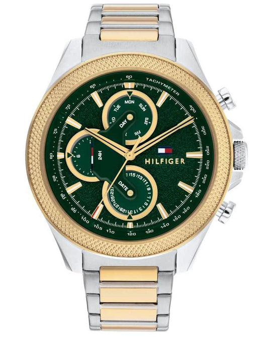 TOMMY WATCHES Tommy Hilfiger Watches Clark Watch Gold/Silver/Green