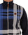 Trojan Check Zip Thru Top Navy