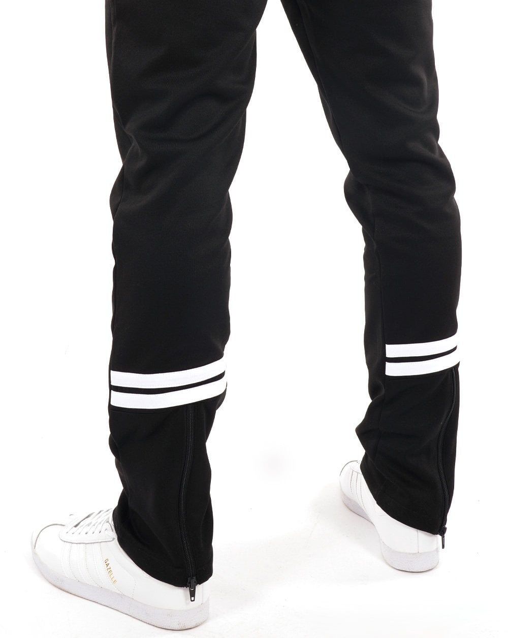 Sergio Tacchini Zip Bottom Track Pants Black