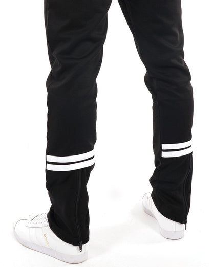Sergio Tacchini Zip Bottom Track Pants Black