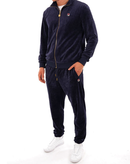 Fila Vintage Premium Velour Track Top Navy