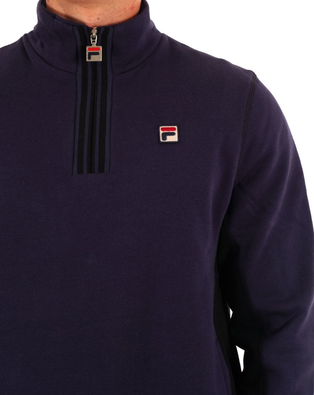 Fila Vintage 1/4 Zip Sweat Navy