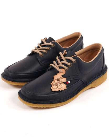Pod Bolan Oiled Leather Shoe Navy