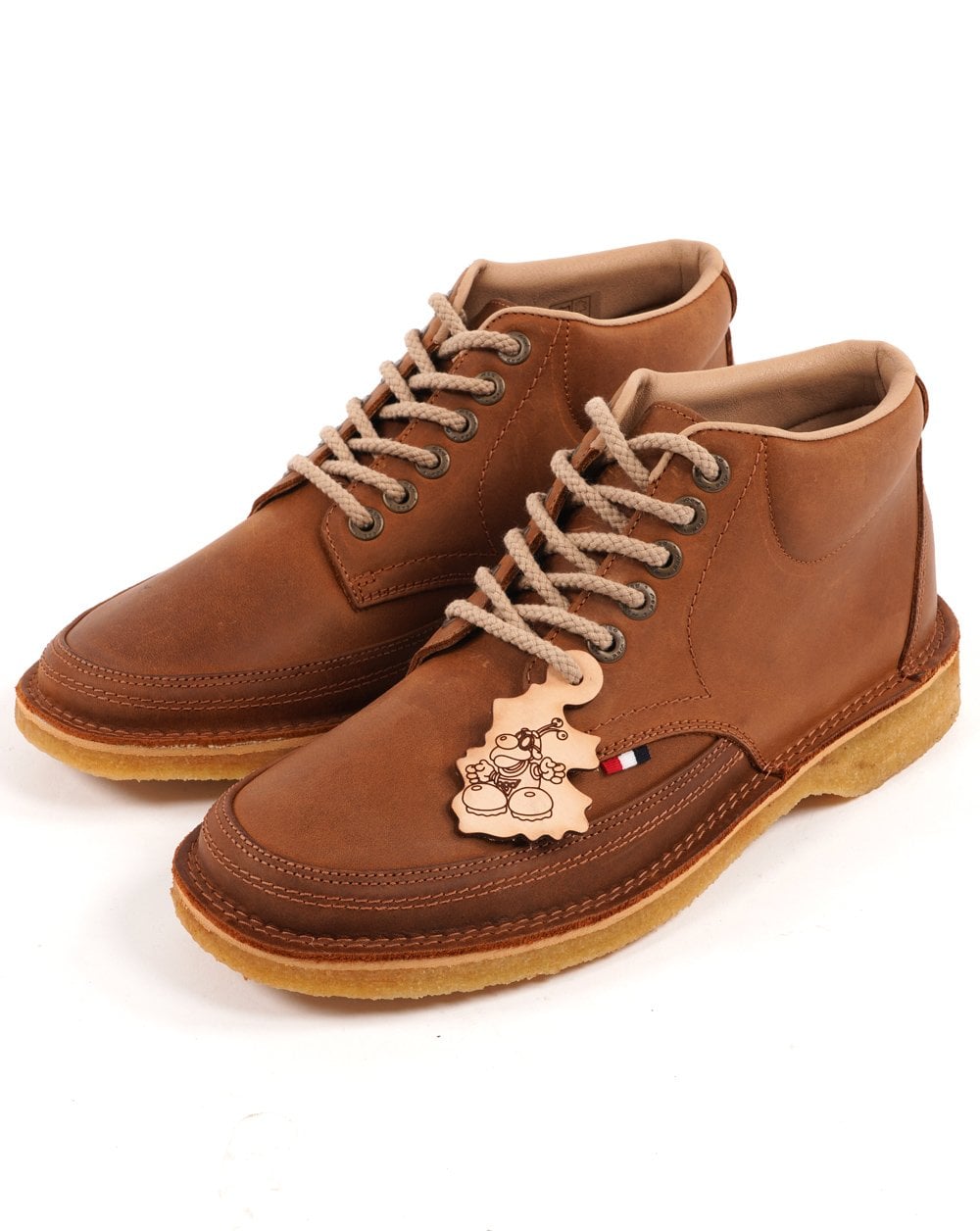 Pod Marvin Oil Leather Boot Chestnut