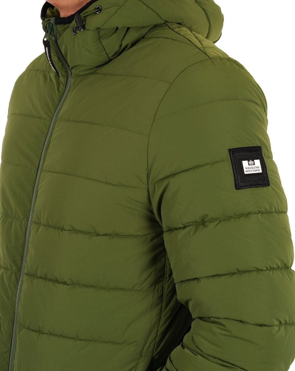 Weekend Offender La Guardia Padded Jacket Olive