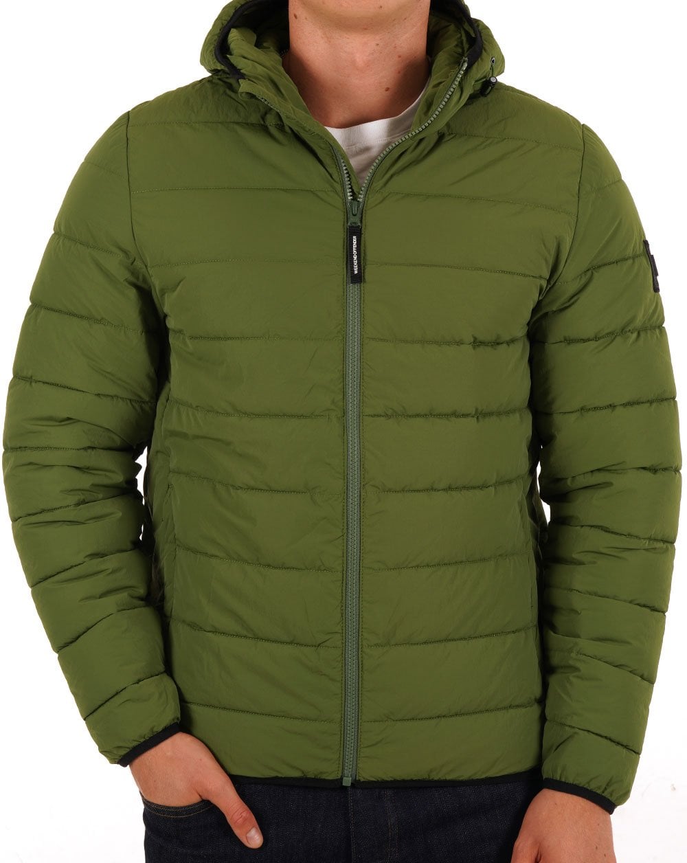 Weekend Offender La Guardia Padded Jacket Olive