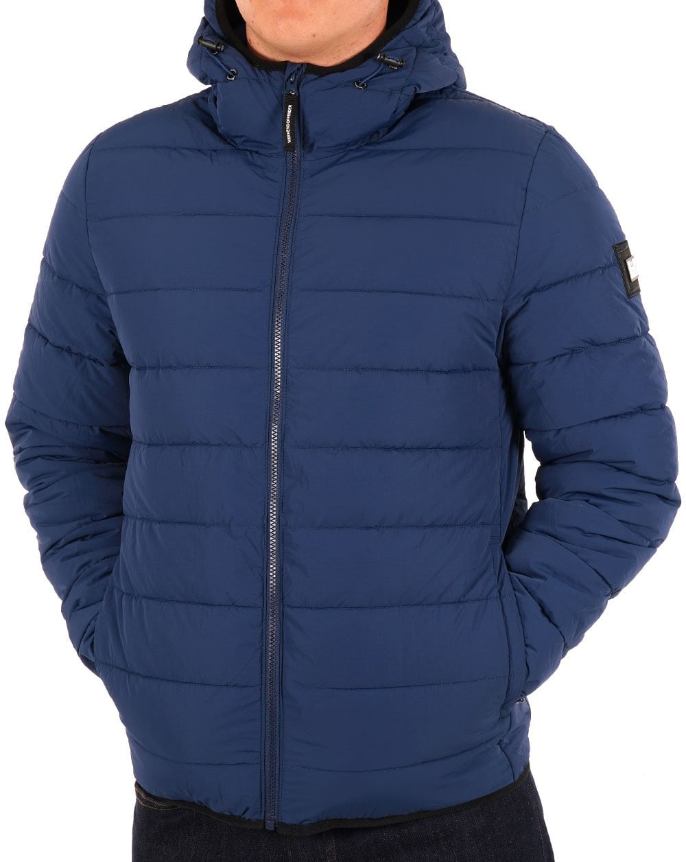 Weekend Offender La Guardia Padded Jacket Petrol Blue