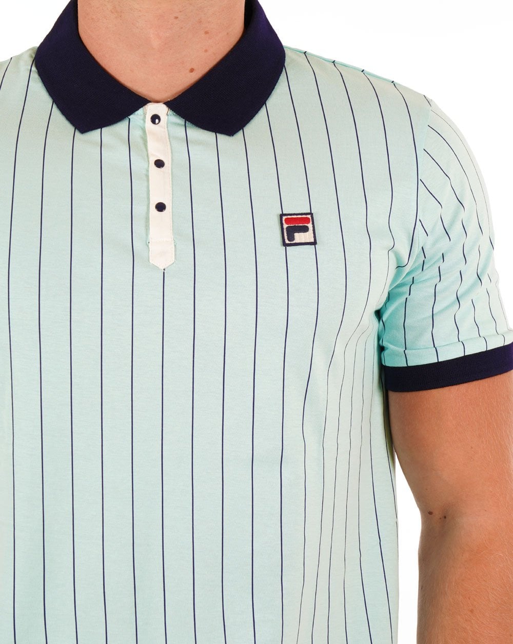 Fila Vintage BB1 Polo Shirt Pastel Turquoise