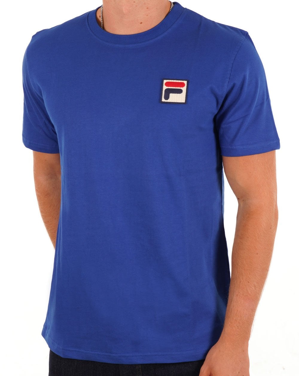 Fila Vintage Rogan T Shirt Royal Blue