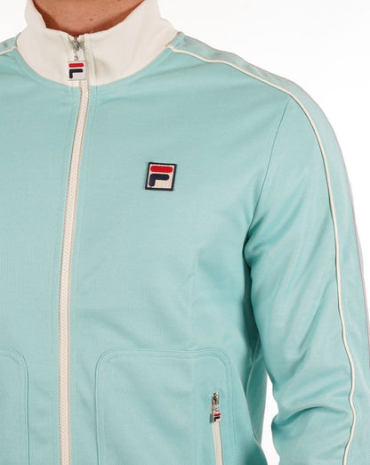 Fila Vintage Fitz Piped Track Top Pastel Turquoise