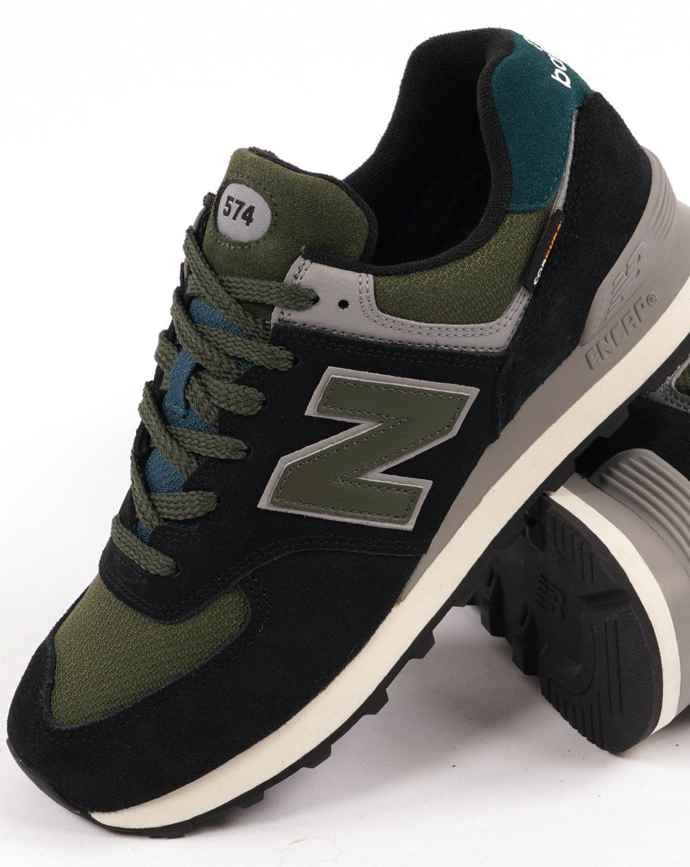 New Balance 574 Trainer Navy/Green
